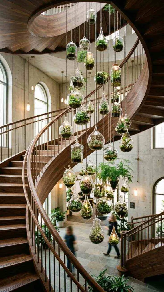 Multi-Level Hanging Terrariums