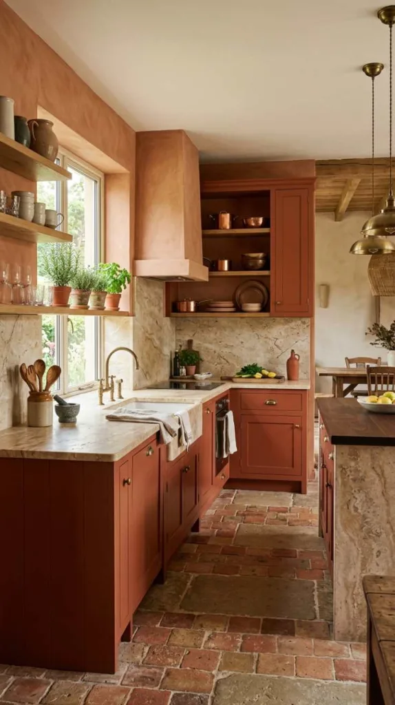 12 Terracotta Kitchen Color Ideas That Warm Up Your Space 5 Natural Stone Balance