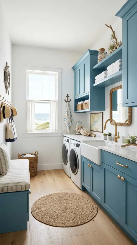 Ocean Blue Cabinets