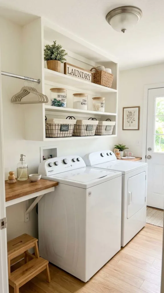 Open Shelf Detergent Station