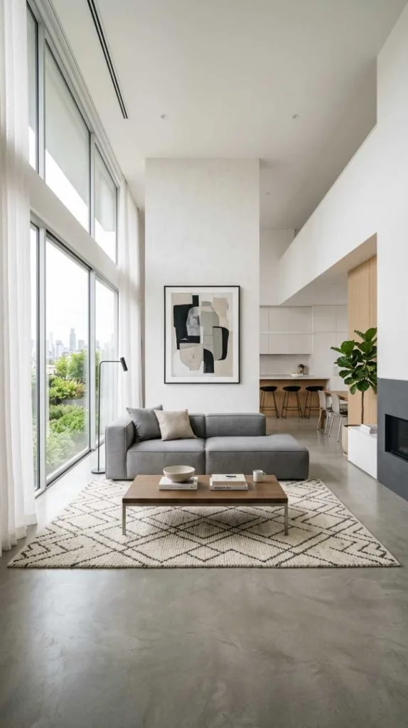 10+ Modern Minimalist Living Room Ideas for a Calm Home 5 Open Space Layout