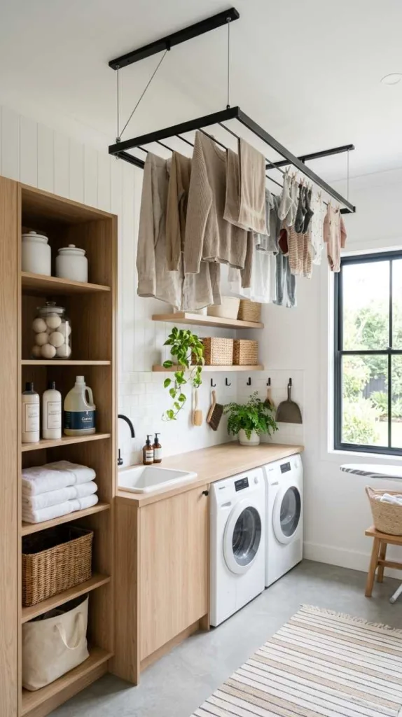 Overhead Drying Rack