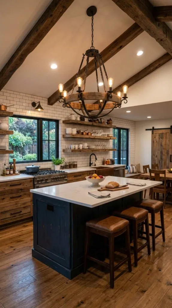 Oversized Rustic Lighting Statement