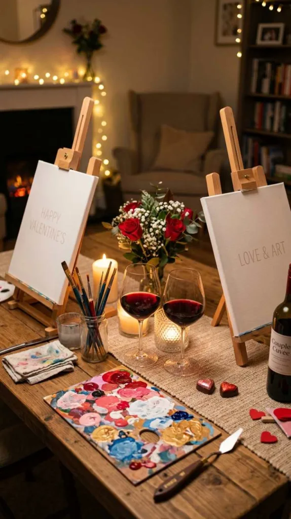11+ Romantic Valentines Day Gift Ideas for Your Husband 12 Paint & Sip Night