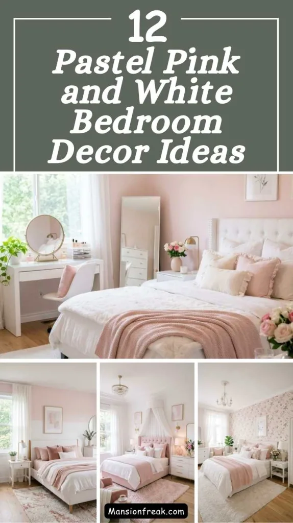 11+ Pastel Pink and White Bedroom Decor Ideas 2 Pastel Pink and White Bedroom Decor Ideas