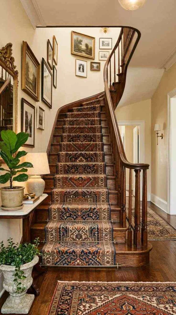 Patterned Stair Runner