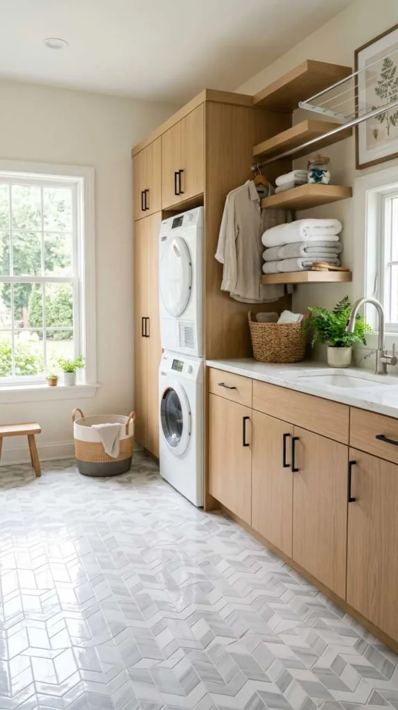 11+ Laundry Room Tile Ideas for Stylish Floors 12 Porcelain Tiles