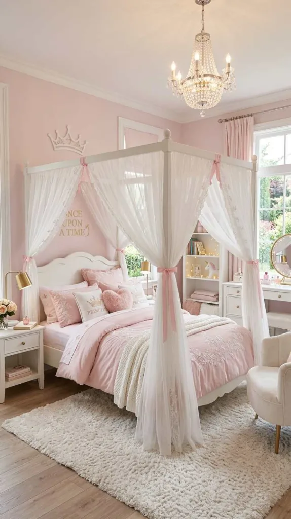 11+ Pastel Pink and White Bedroom Decor Ideas 13 Princess Modern