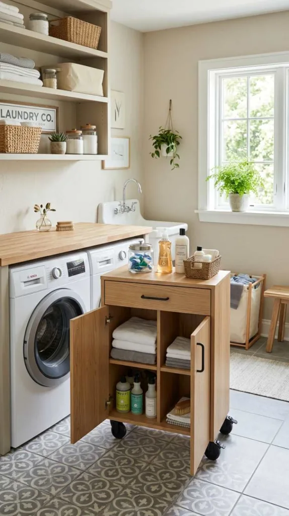 Rolling Cabinet Storage