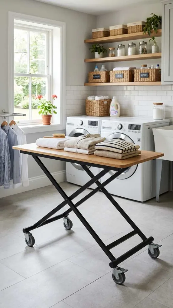 Rolling Folding Table
