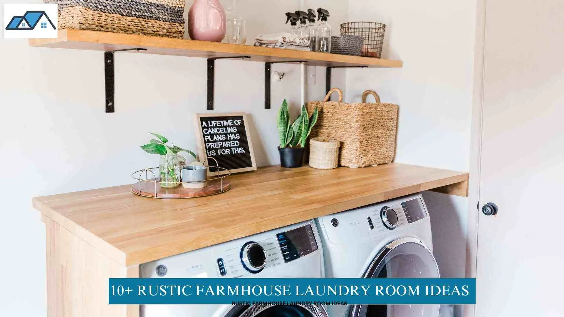 10+ Rustic Farmhouse Laundry Room Ideas for Cozy Home 1 Rustic Farmhouse Laundry Room Ideas