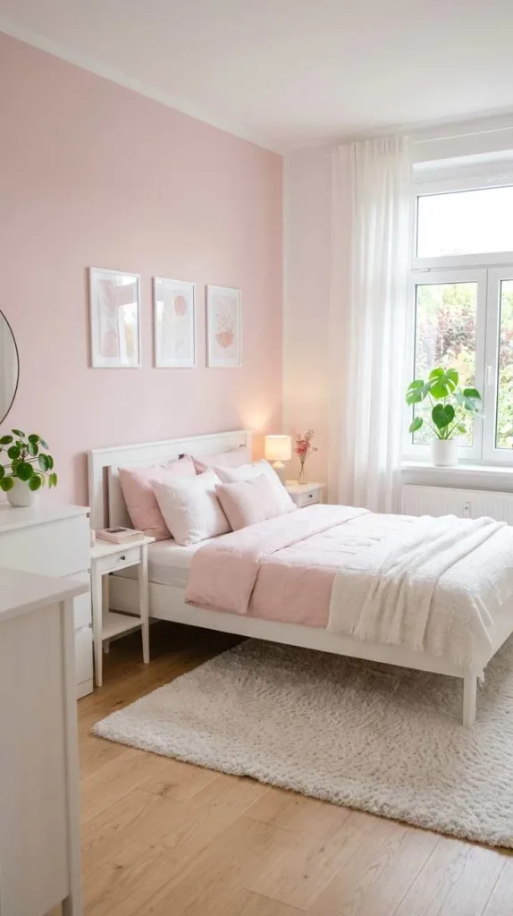 11+ Pastel Pink and White Bedroom Decor Ideas 10 Scandinavian Bedroom