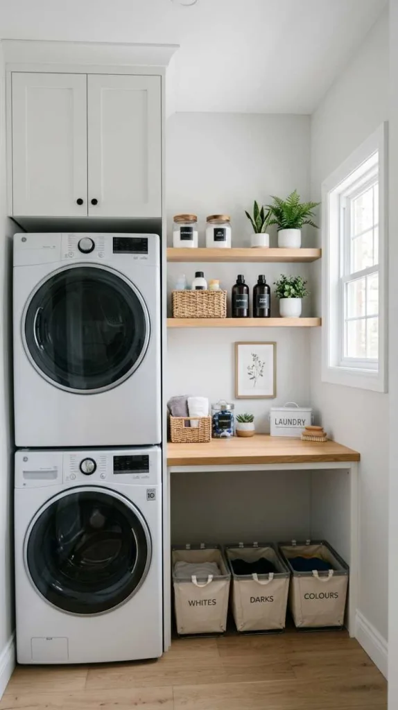10+ Very Small Laundry Room Ideas for Smart Space 7 Single-Wall Layout