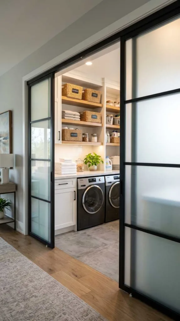 11+ Laundry Room Door Ideas for Stylish Space 6 Sliding Glass Doors