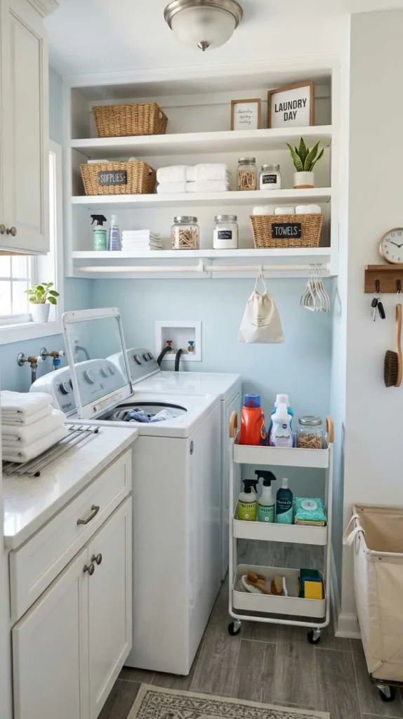 Slim Rolling Storage Cart