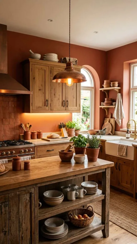 12 Terracotta Kitchen Color Ideas That Warm Up Your Space 13 Soft Lighting Choices