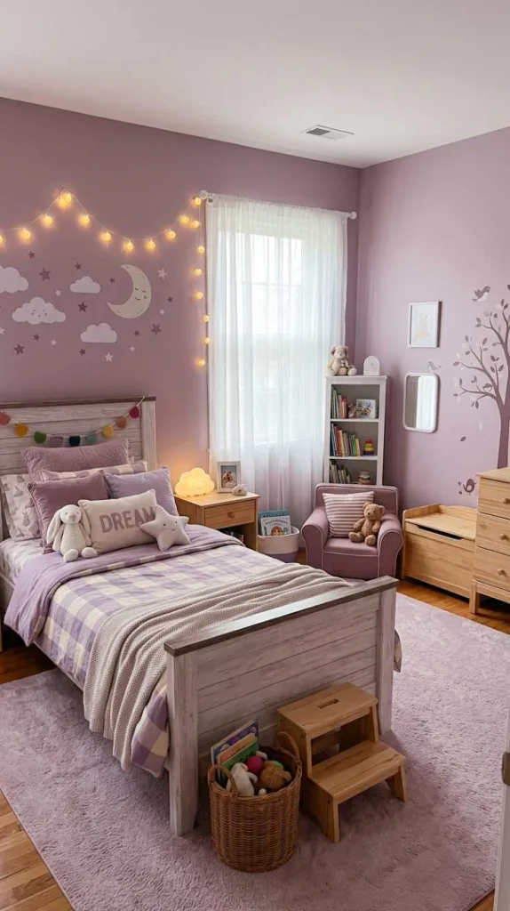 10+ Kid Friendly Bedroom Color Ideas for Restful Sleep 12 Soft Mauve Layers