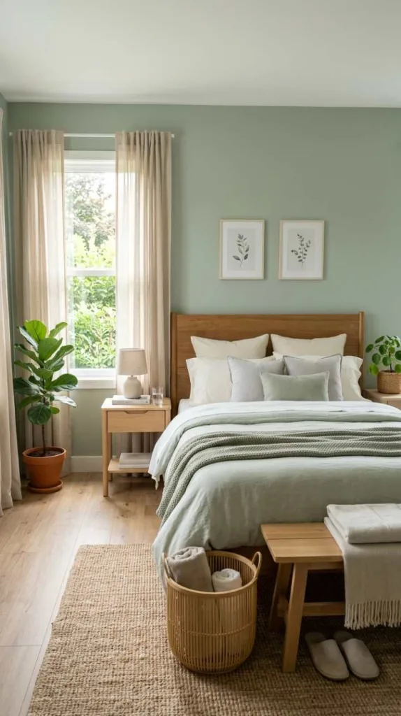 Soft Sage Calm Walls