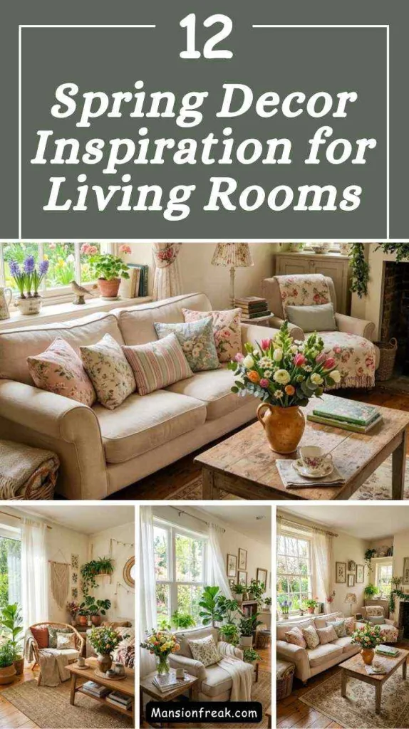 10+ Spring Decor Inspiration for Living Rooms that Feel Fresh 2 Spring Decor Inspiration for Living Rooms