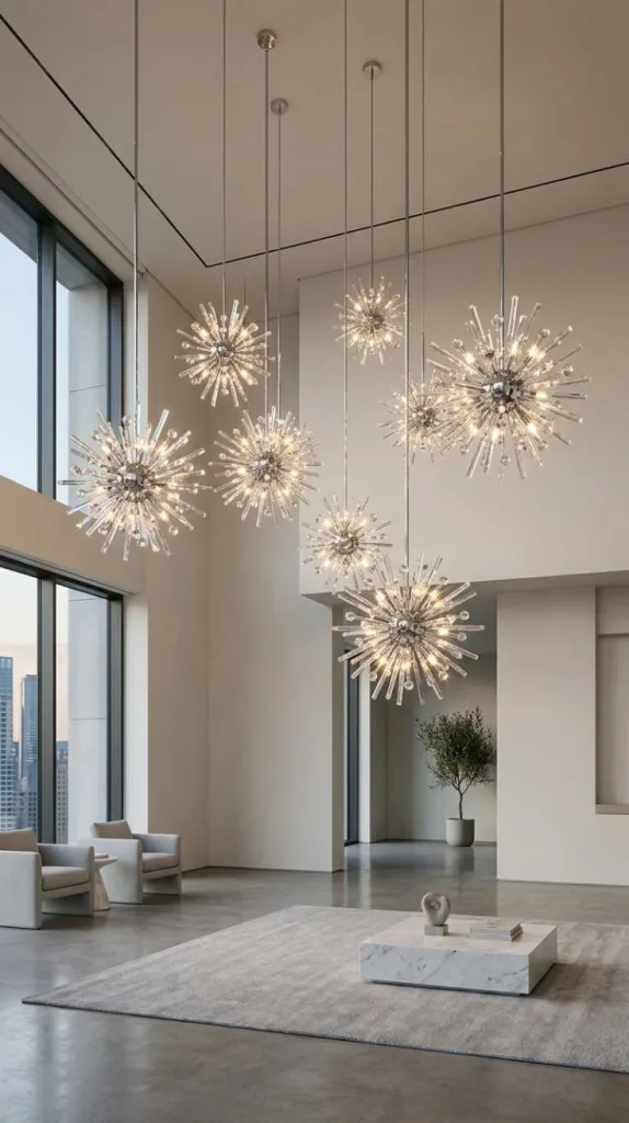 12 Modern Crystal Chandeliers That Elevate Any Space 12 Sputnik Crystal