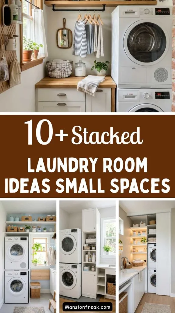 10+ Stacked Laundry Room Ideas Small Spaces 2 Stacked Laundry Room Ideas Small Spaces