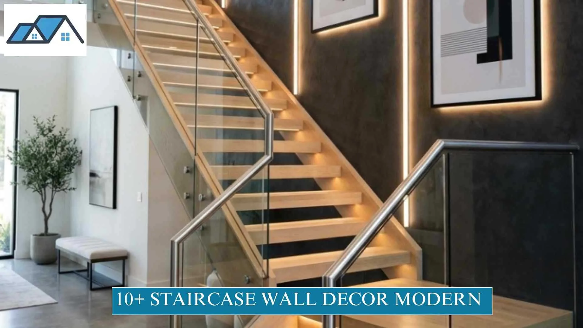 10+ Staircase Wall Decor Modern for Elegant Home Interiors 1 Staircase Wall Decor Modern