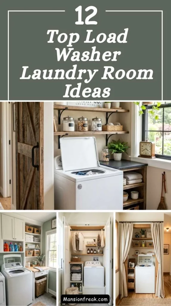 Top Load Washer Laundry Room Ideas