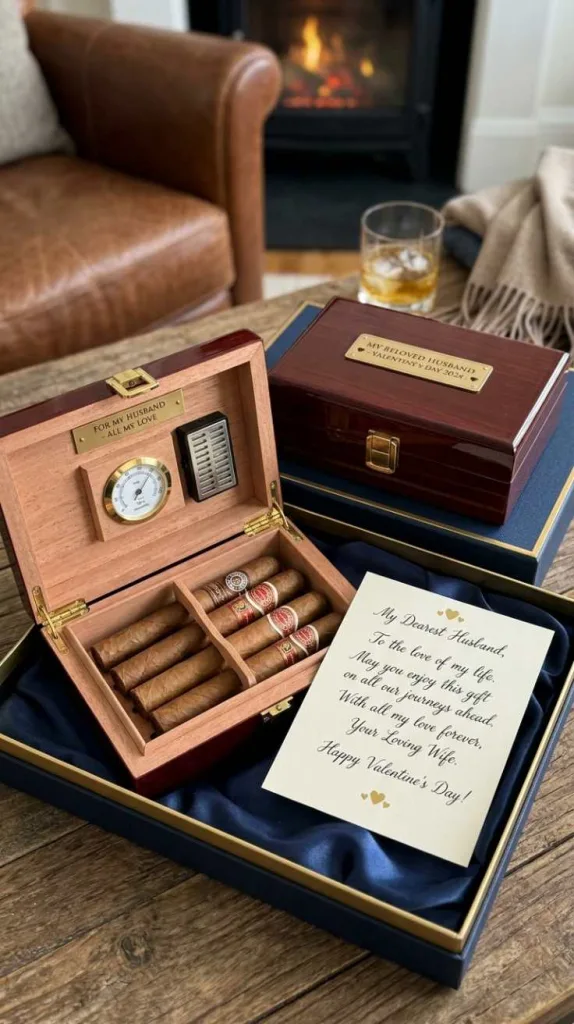 11+ Romantic Valentines Day Gift Ideas for Your Husband 7 Travel Cigar Humidor
