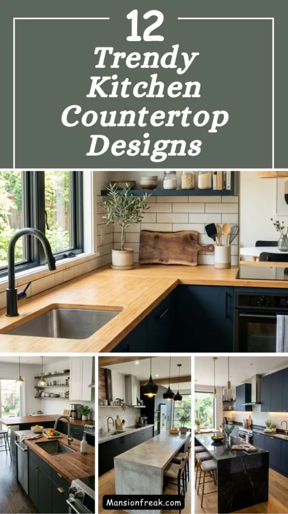 12 Trendy Kitchen Countertop Designs For a Stylish Home 2 Trendy Kitchen Countertop Designs