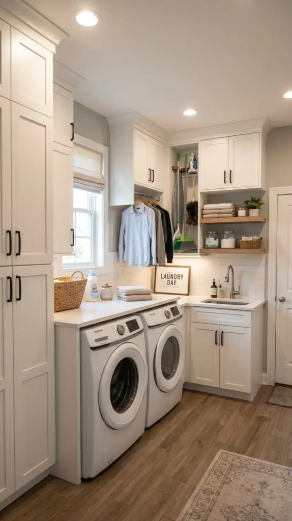 10+ Very Small Laundry Room Ideas for Smart Space 13 U-Shaped Layout