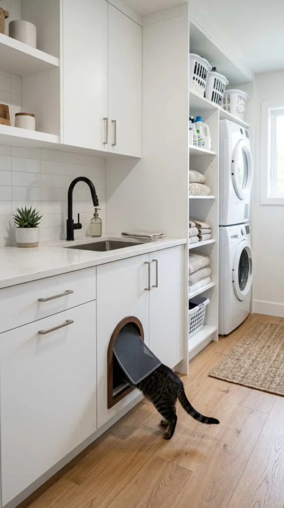 Under-Sink Litter Box