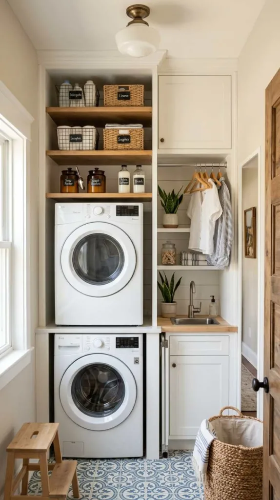 Vertical Storage Above Units