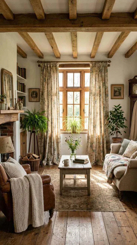 Vintage Farmhouse Drapes