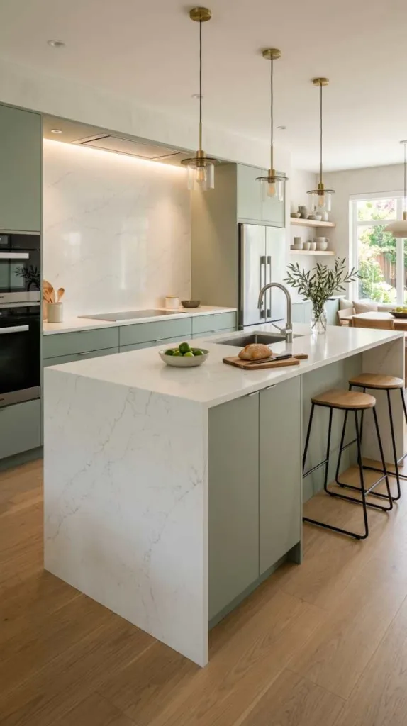 12 Trendy Kitchen Countertop Designs For a Stylish Home 12 Waterfall Edge Countertops