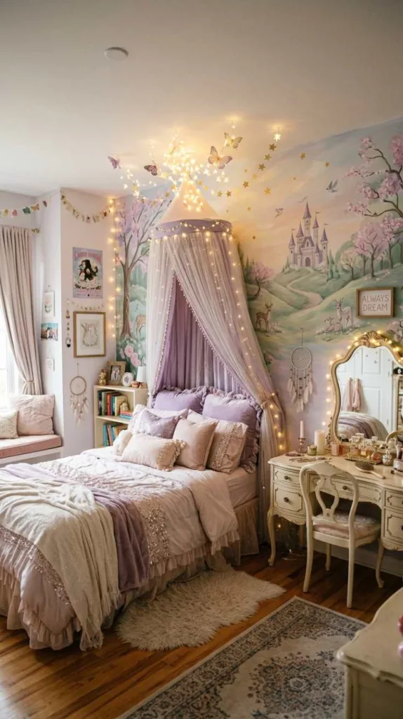 11+ Teen Girl Royalty Magical Princess Bedroom Inspirations 7 Whimsical Walls Decor