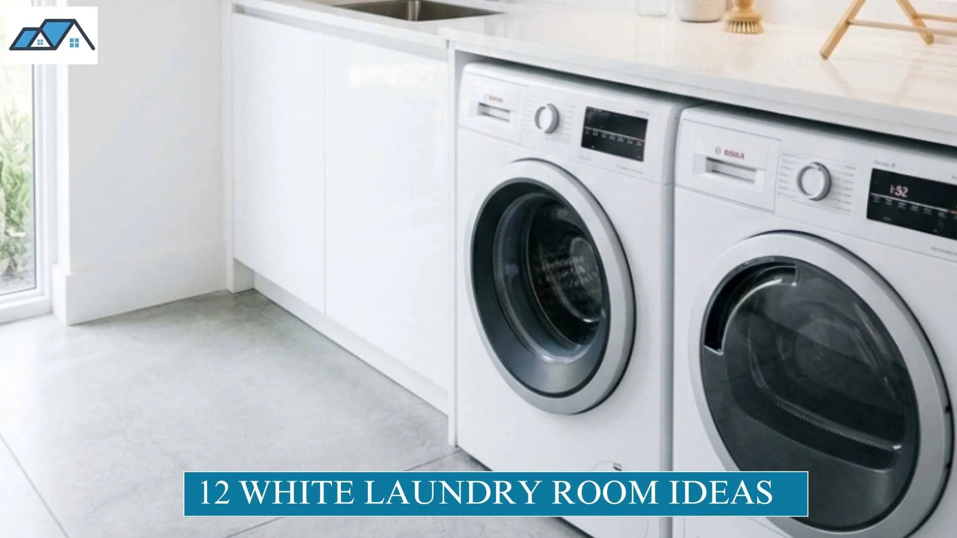 White Laundry Room Ideas