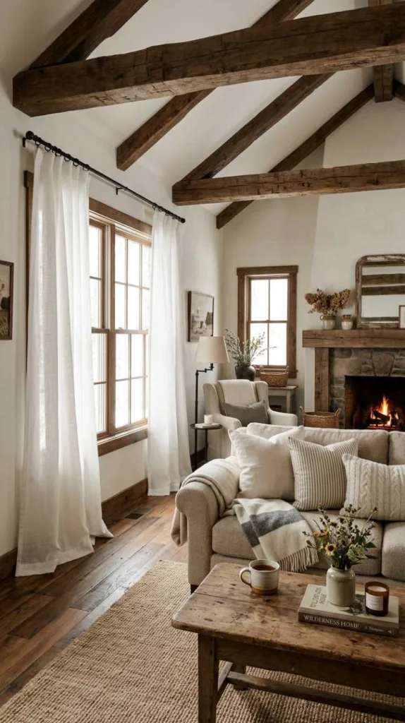 White Linen Curtains