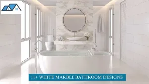 White Marble Bathroom Designs