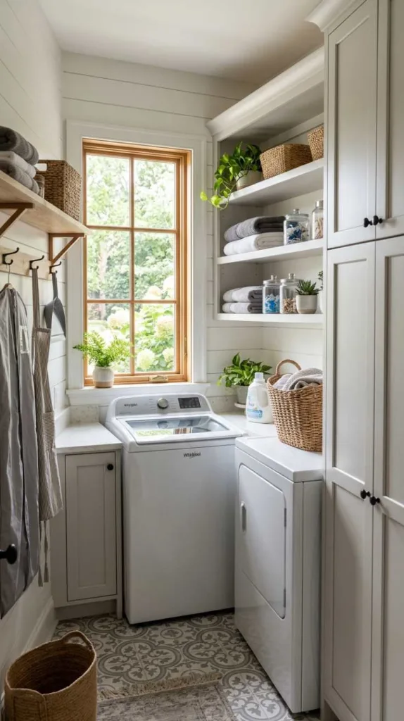 10+ Laundry Room Ideas Top Loader Layout 8 Window-Side Placement