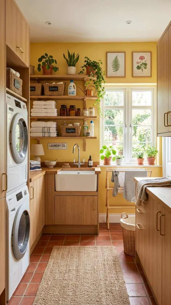Yellow With Terracotta