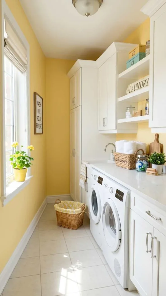 Yellow and White Contrast