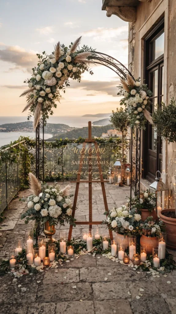 The Balcony Wedding Decor Everyone Will Be Talking About 5 Acrylic Welcome Sign Display