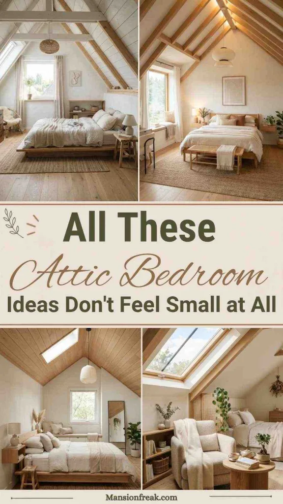 All These Attic Bedroom Ideas Don't Feel Small at All 2 Attic Bedroom Ideas