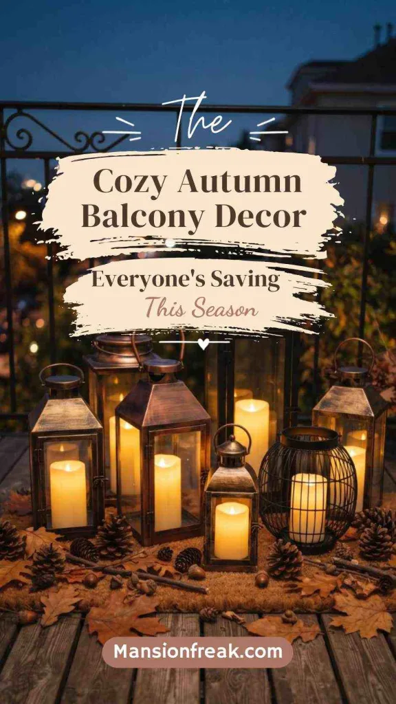 The Cozy Autumn Balcony Decor Everyone's Saving This Season 2 Autumn Balcony Decor