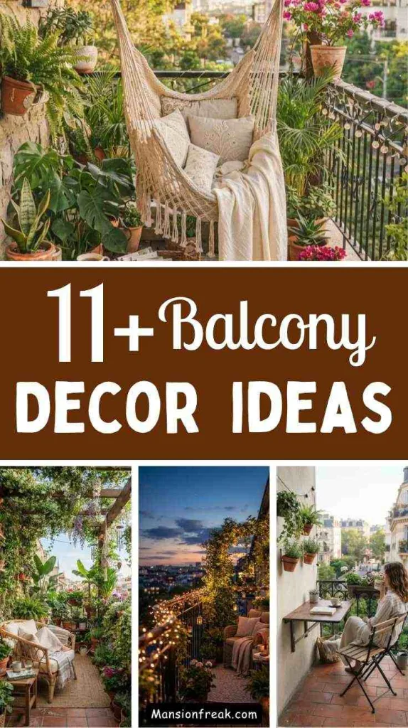11+ Balcony Decor Stylish Outdoor Living Spaces 2 Balcony Decor
