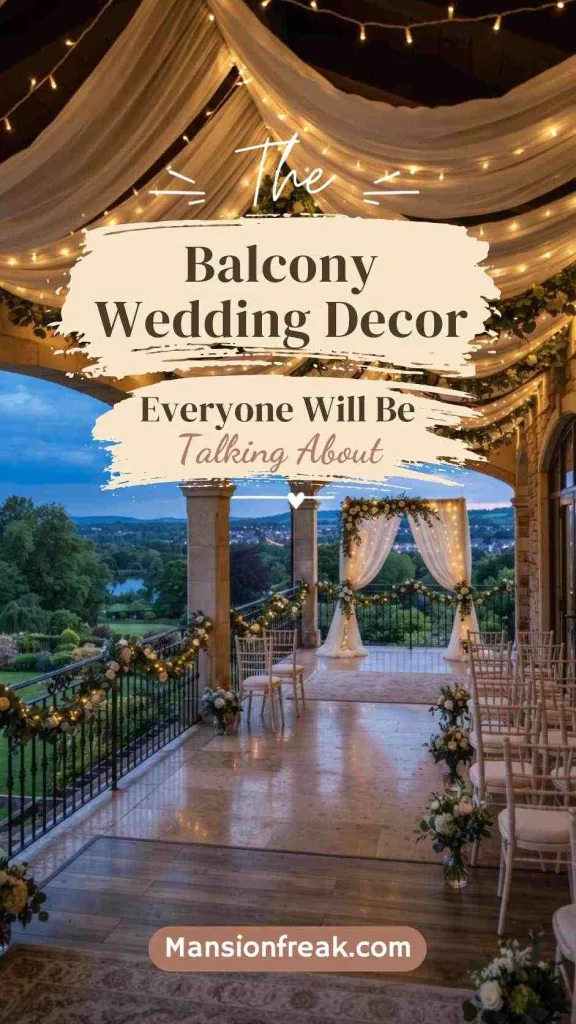 The Balcony Wedding Decor Everyone Will Be Talking About 2 Balcony Wedding Decor