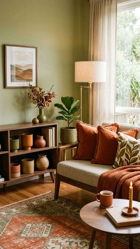 Burnt Orange and Olive Retreat