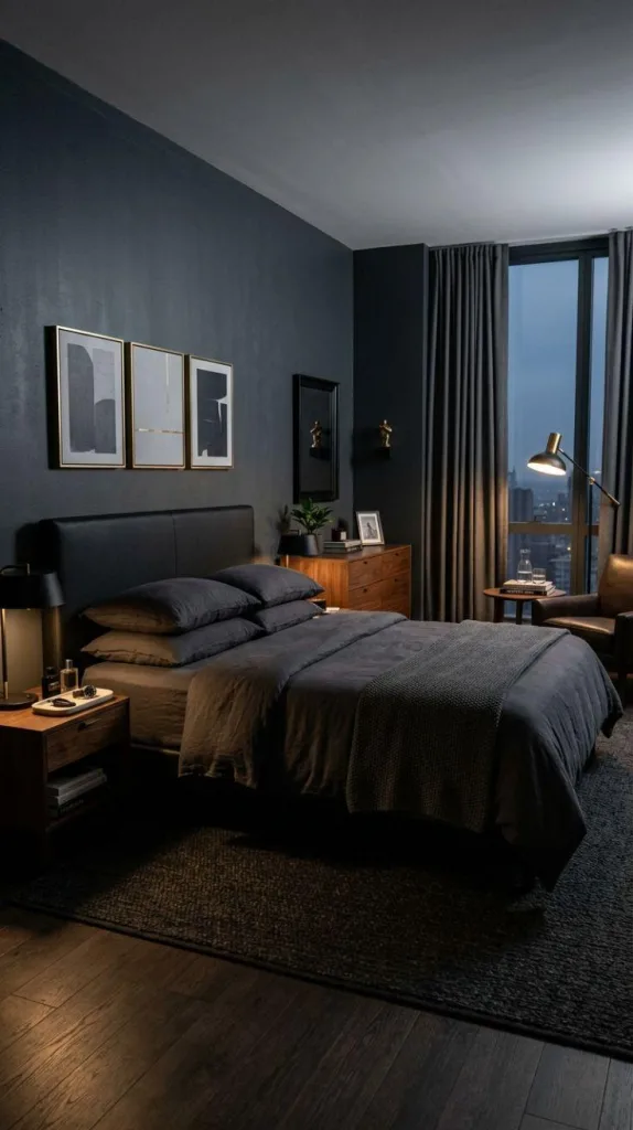 Dark & Moody Bedroom