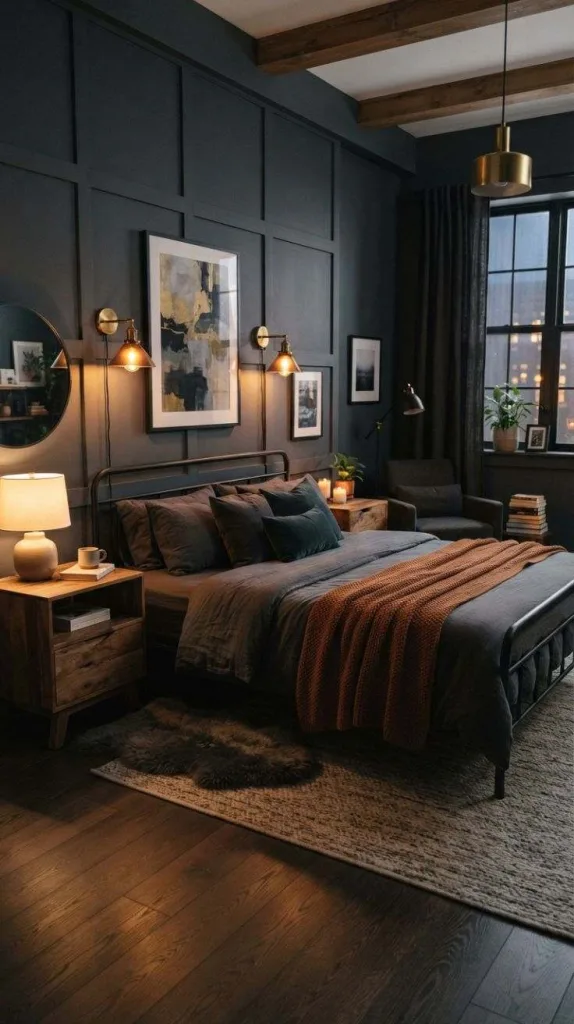 My Dream Modern Men's Bedroom Setup That Looks Expensive 4 Dark Moody Bedroom Style
