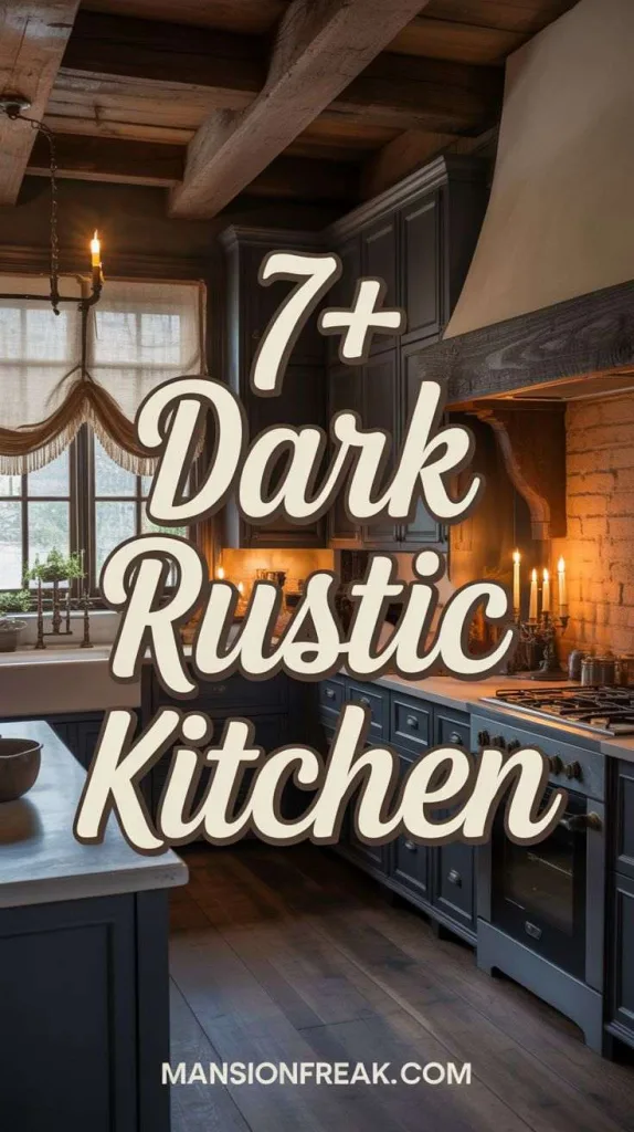 Dark Rustic Kitchen Ideas for Timeless Charm 2 Dark Rustic Kitchen